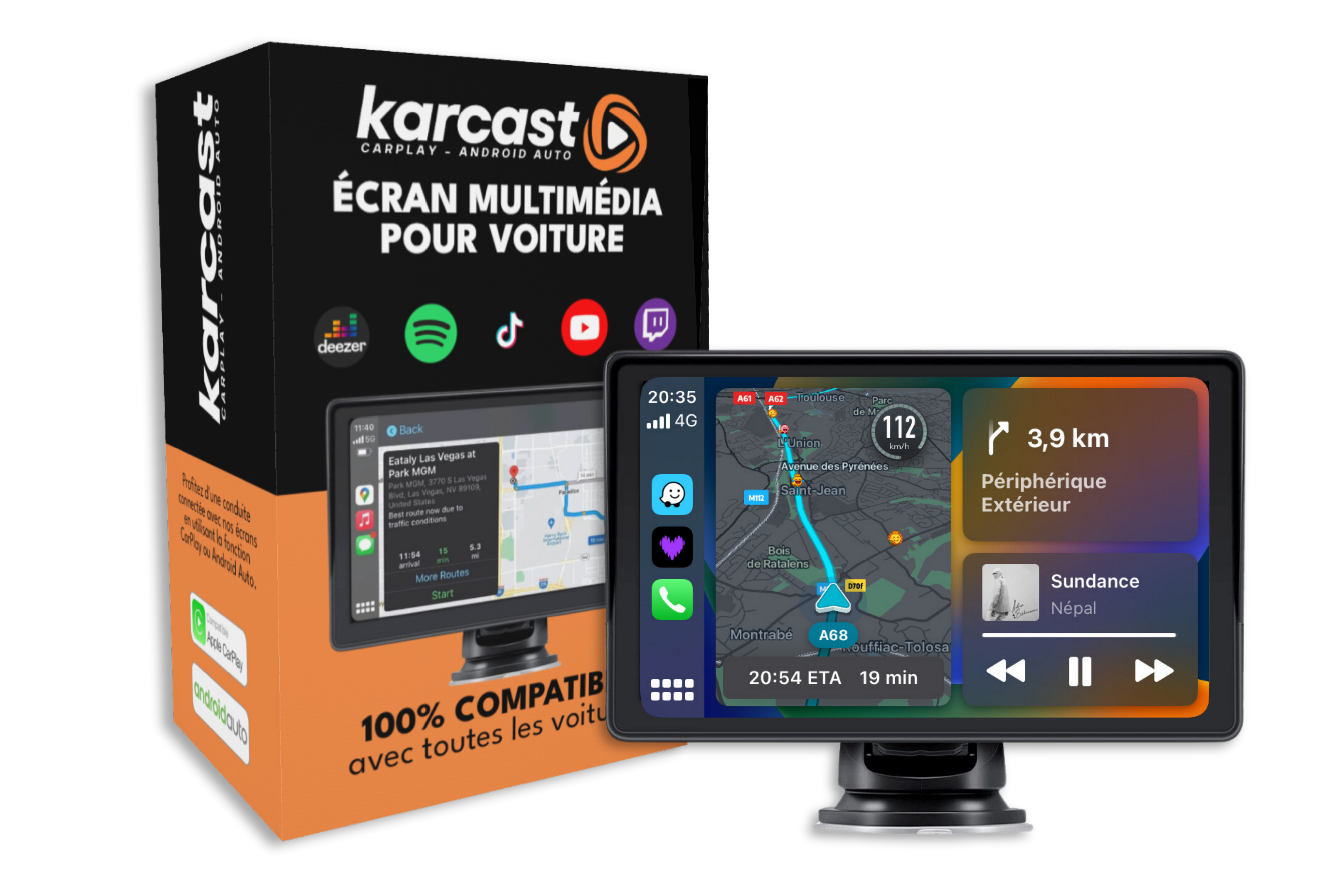 KARCAST PRO™ - Écran multimédia